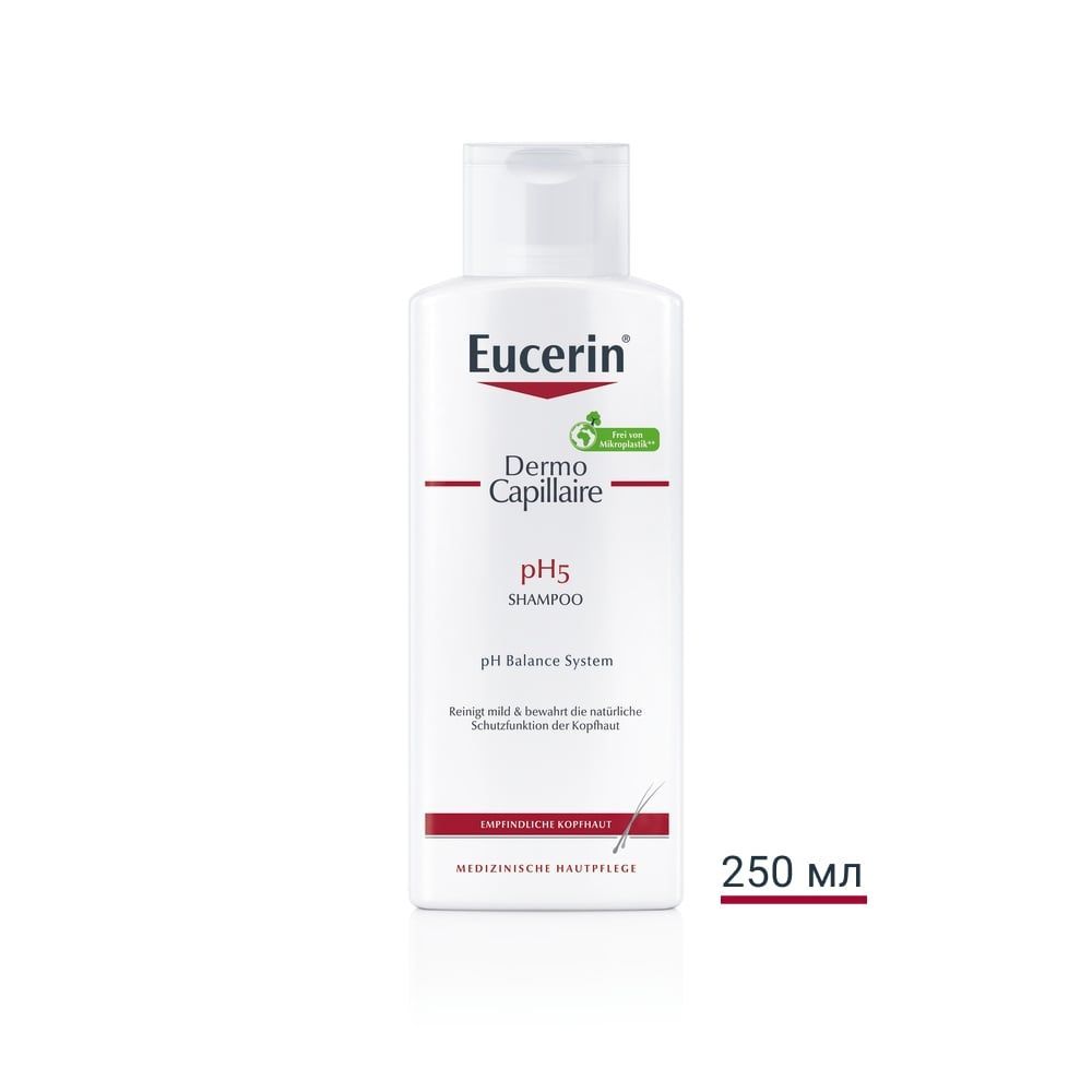 Eucerin Dermo Capillaire pH5 Нежен шампоан за коса за чувствителен скалп x250 мл