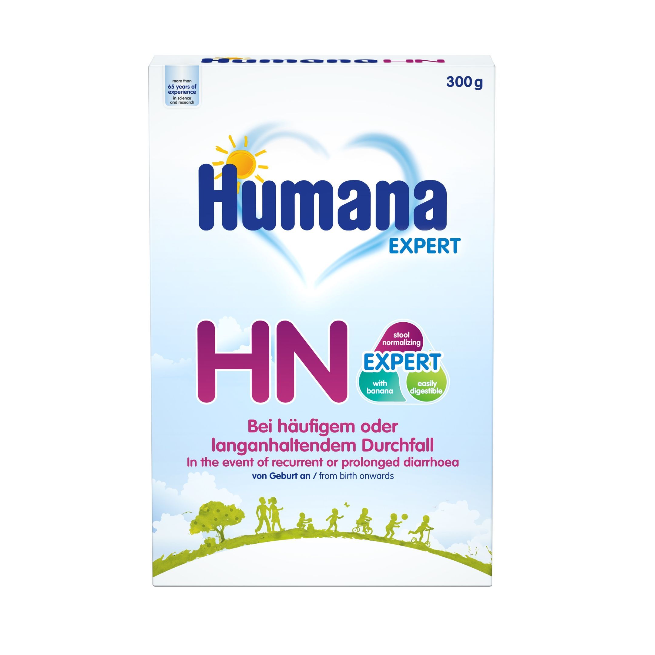 Humana HN Expert Диетична храна за специални медицински цели при диария с банан за кърмачета веднага след раждането x300 грама