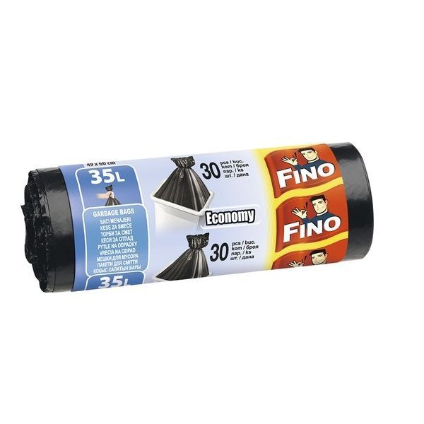 Fino Black Economy Торби за смет 35 литра x30 броя