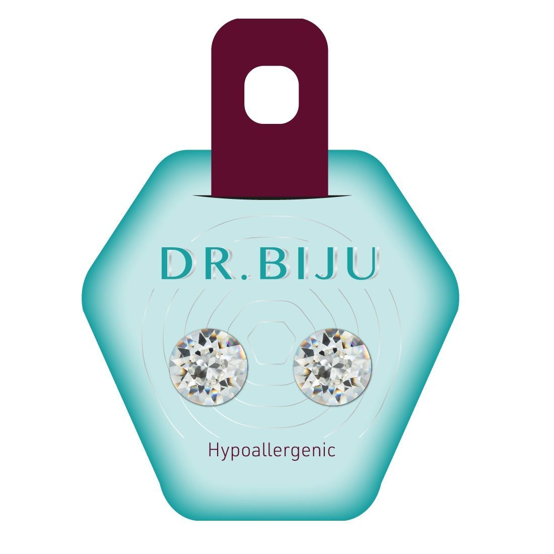 Dr.Biju Хипоалергенни обеци Xiri Crystal 10 mm, DXI100C001