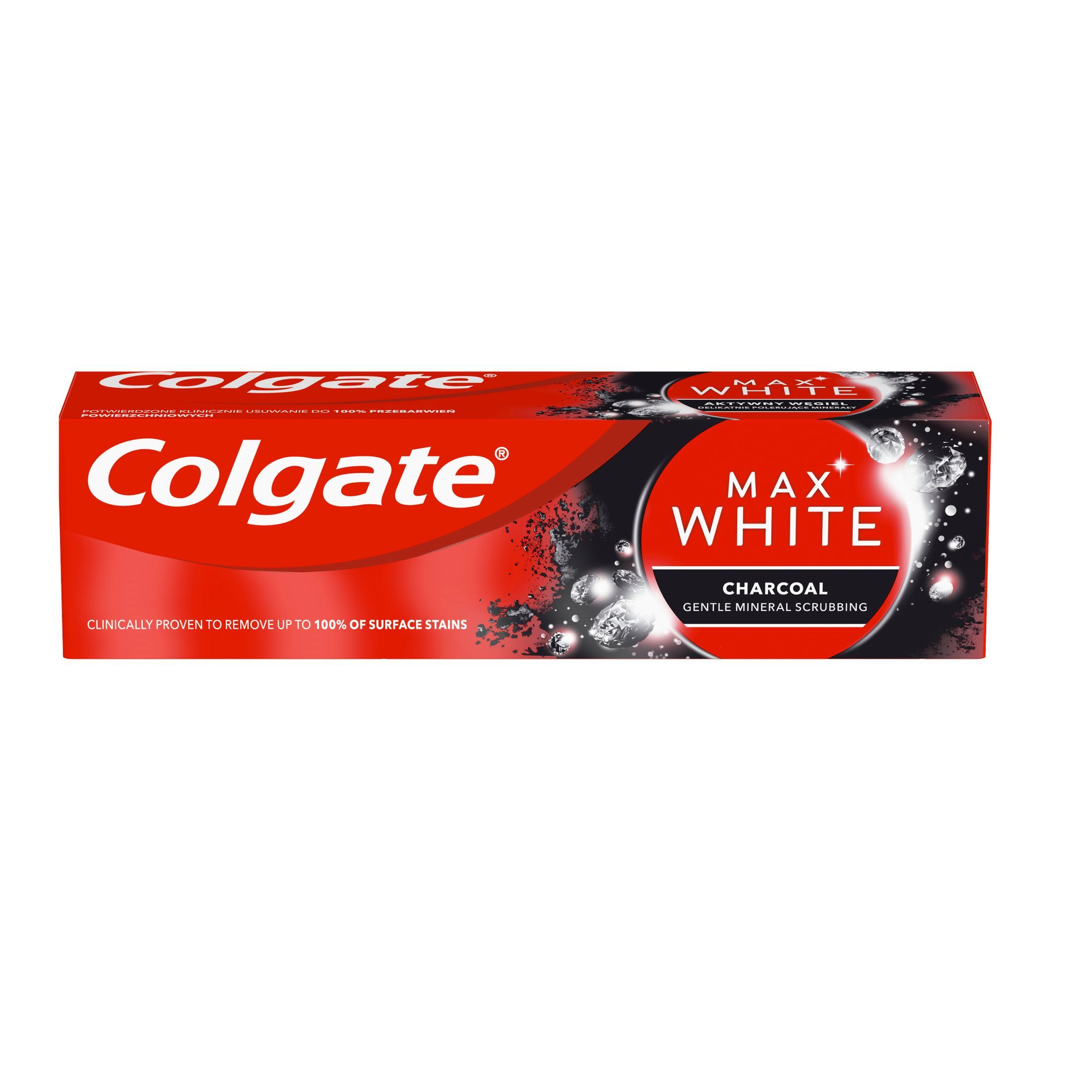 Colgate Max White Charcoal Паста за зъби с активен въглен х75 мл