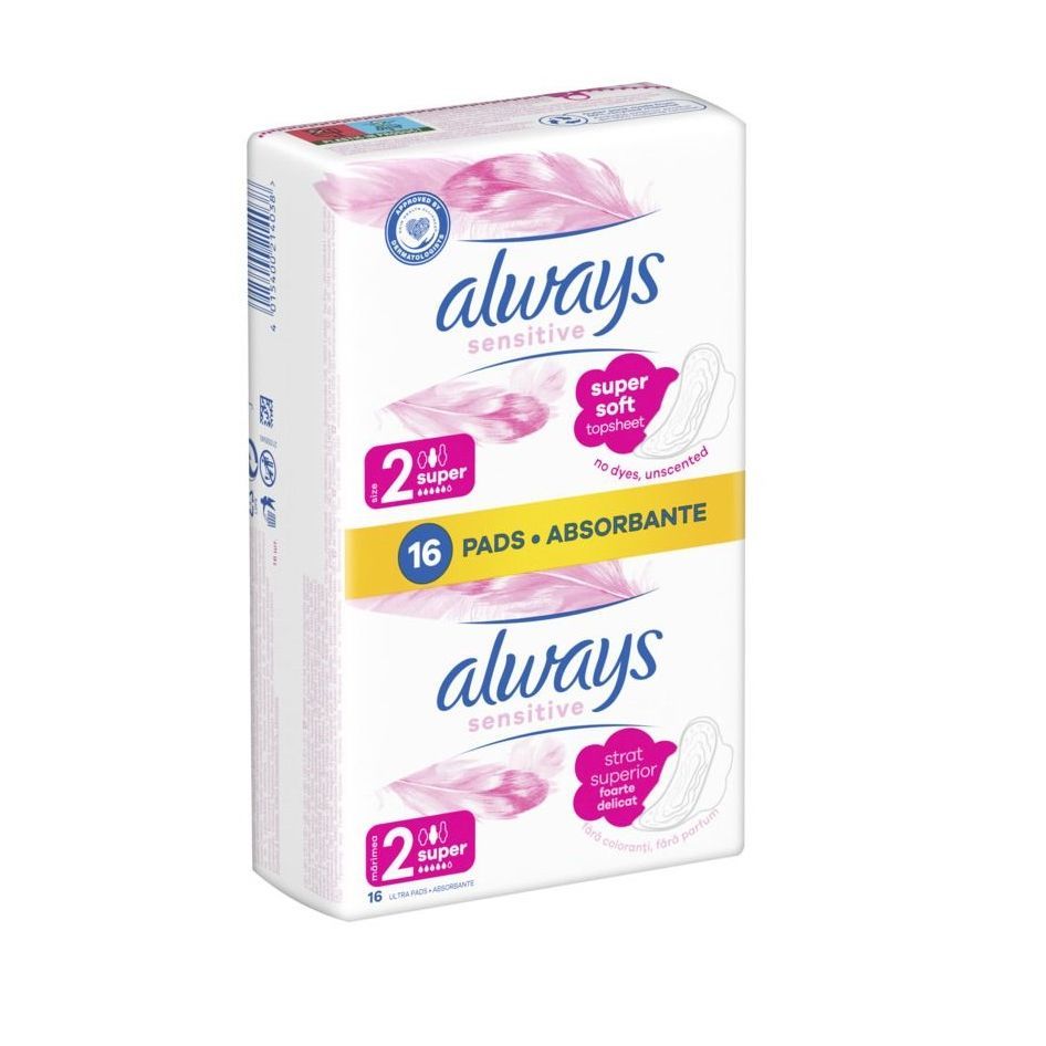 Always Sensitive Super Дамски превръзки х2*8 броя