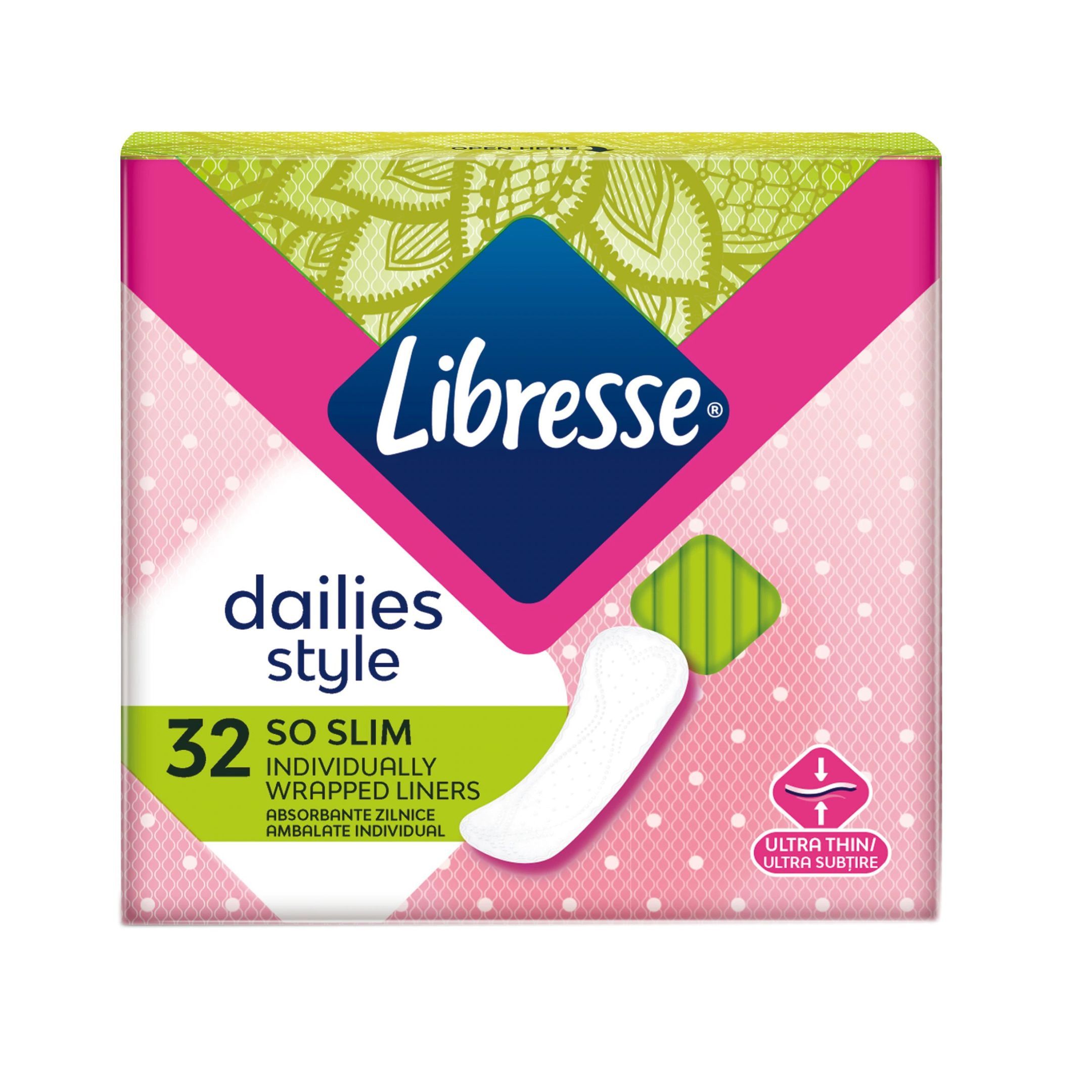 Libresse Daily Fresh So Slim Ежедневни дамски превръзки х32 броя