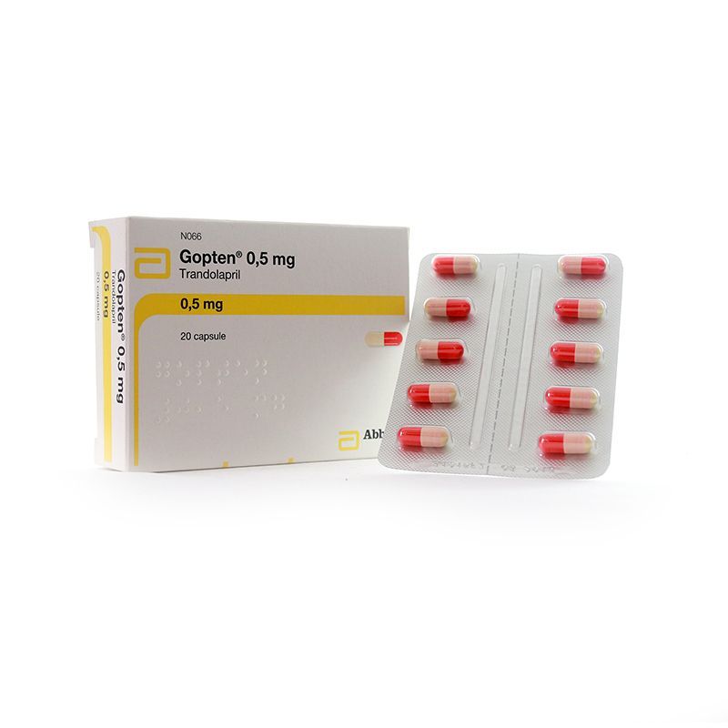 Гоптен 0,5 mg х20 твърди капсули Mylan