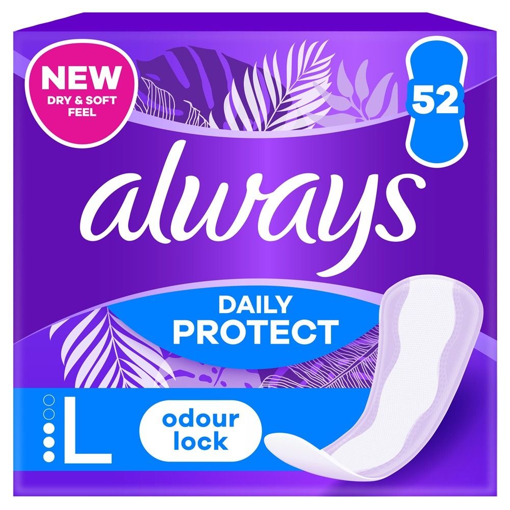Always Daily Protect Ежедневни дамски превръзки х52 броя