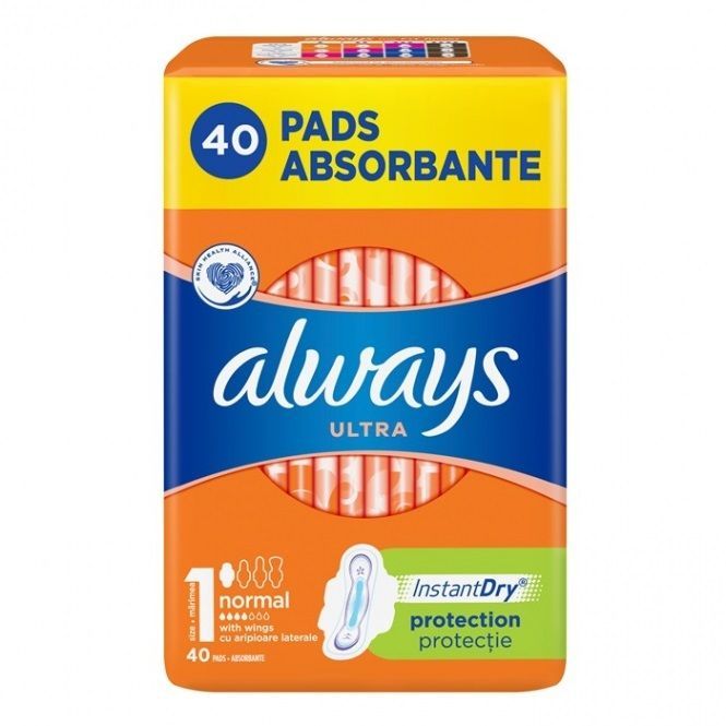 Always Ultra Normal Дамски превръзки х40 броя