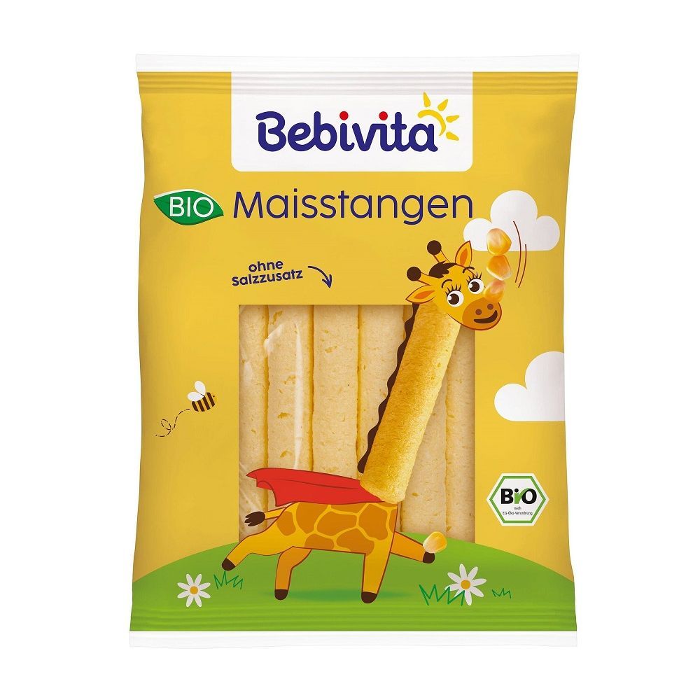 Bebivita Био Царевични пръчици за деца над 3 години х40 грама