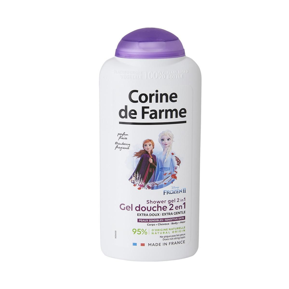 Corine de Farme Disney Frozen II Нежен душ гел 2 в 1 за коса и тяло за деца x300 мл