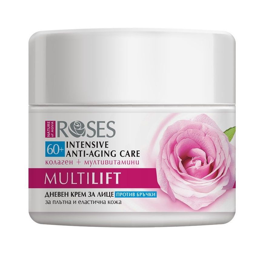 Nature of Agiva Roses Multi Lift Интензивен анти-ейдж крем за лице 60+ x50 мл