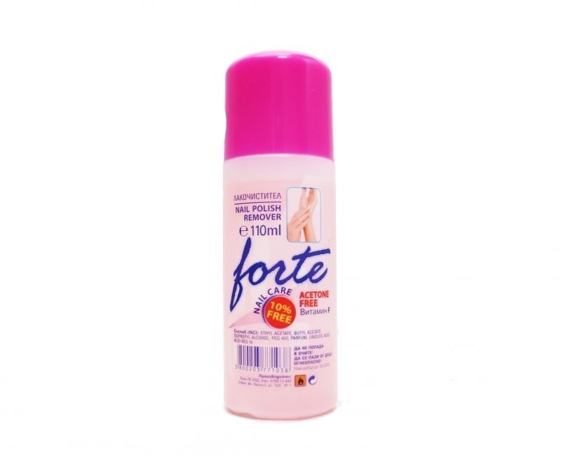 Forte Nail Polish Remover Лакочистител без ацетон x110 мл