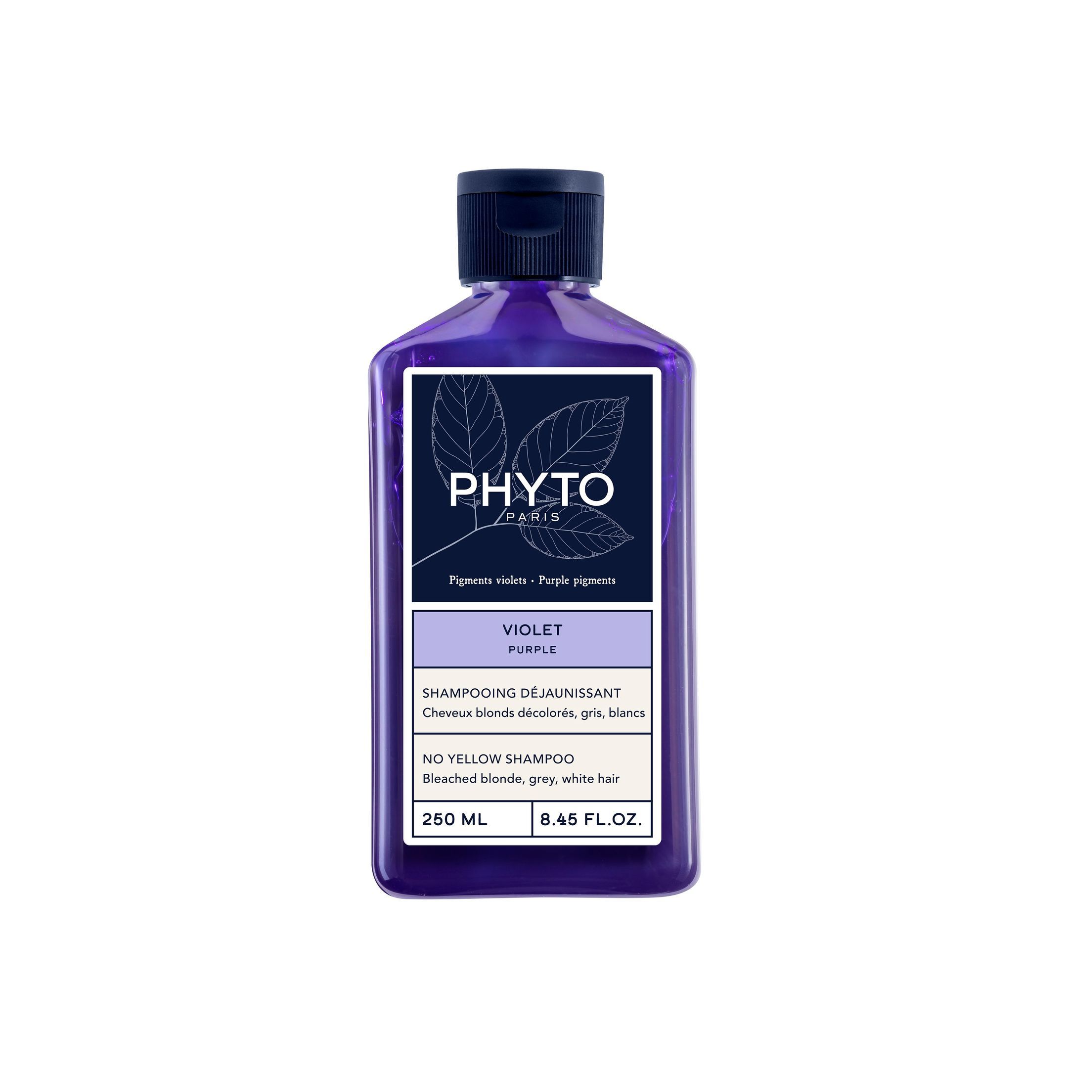 Phyto Purple Шампоан за коса за неутрализиране на жълти нюанси x250 мл