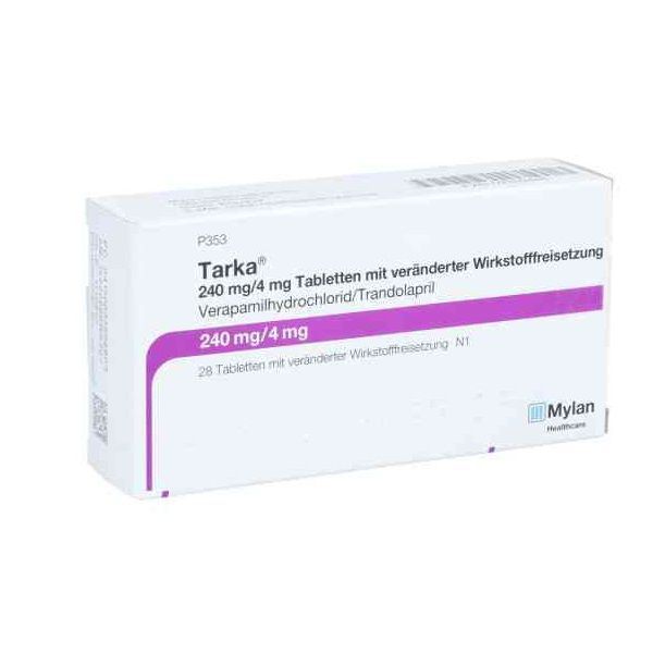 Тарка 240 mg/4 mg х28 таблетки с изменено освобождаване Mylan