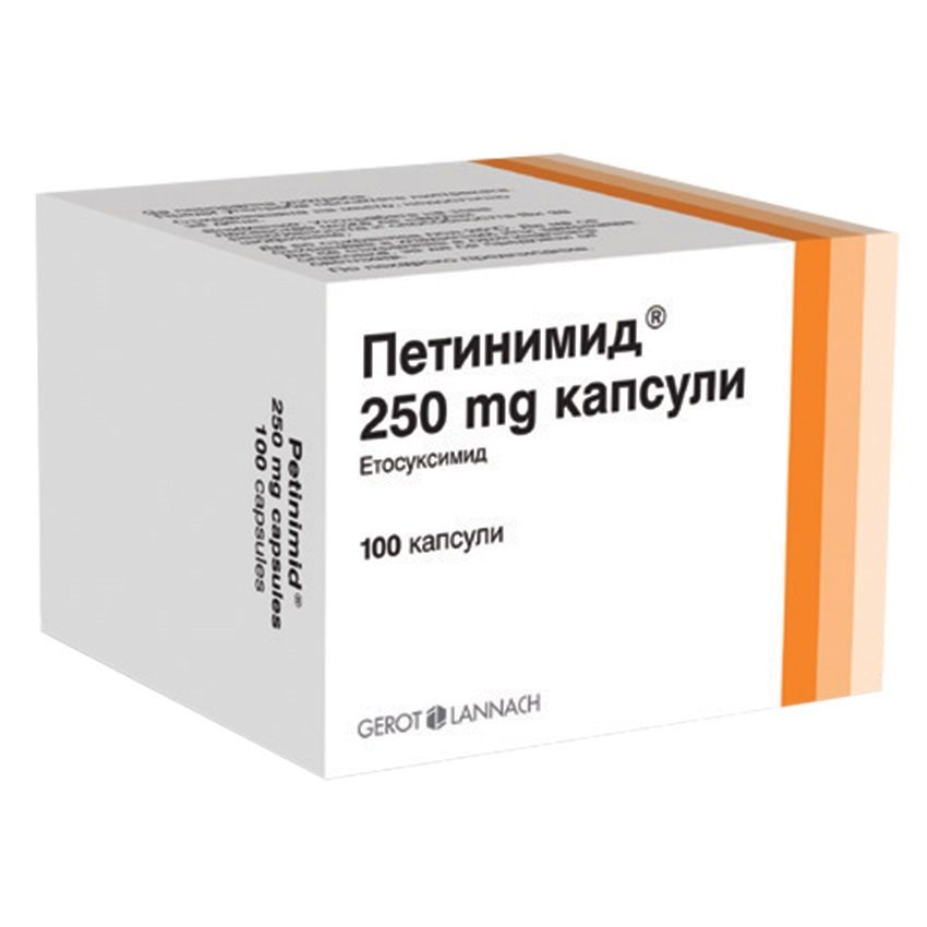 Петинимид 250 mg х100 меки капсули Gerot Lannach