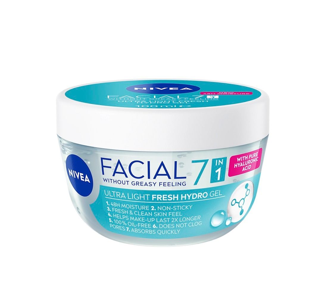 Nivea Facial 7in1 Хидратиращ гел крем с хиалуронова киселина х100 мл