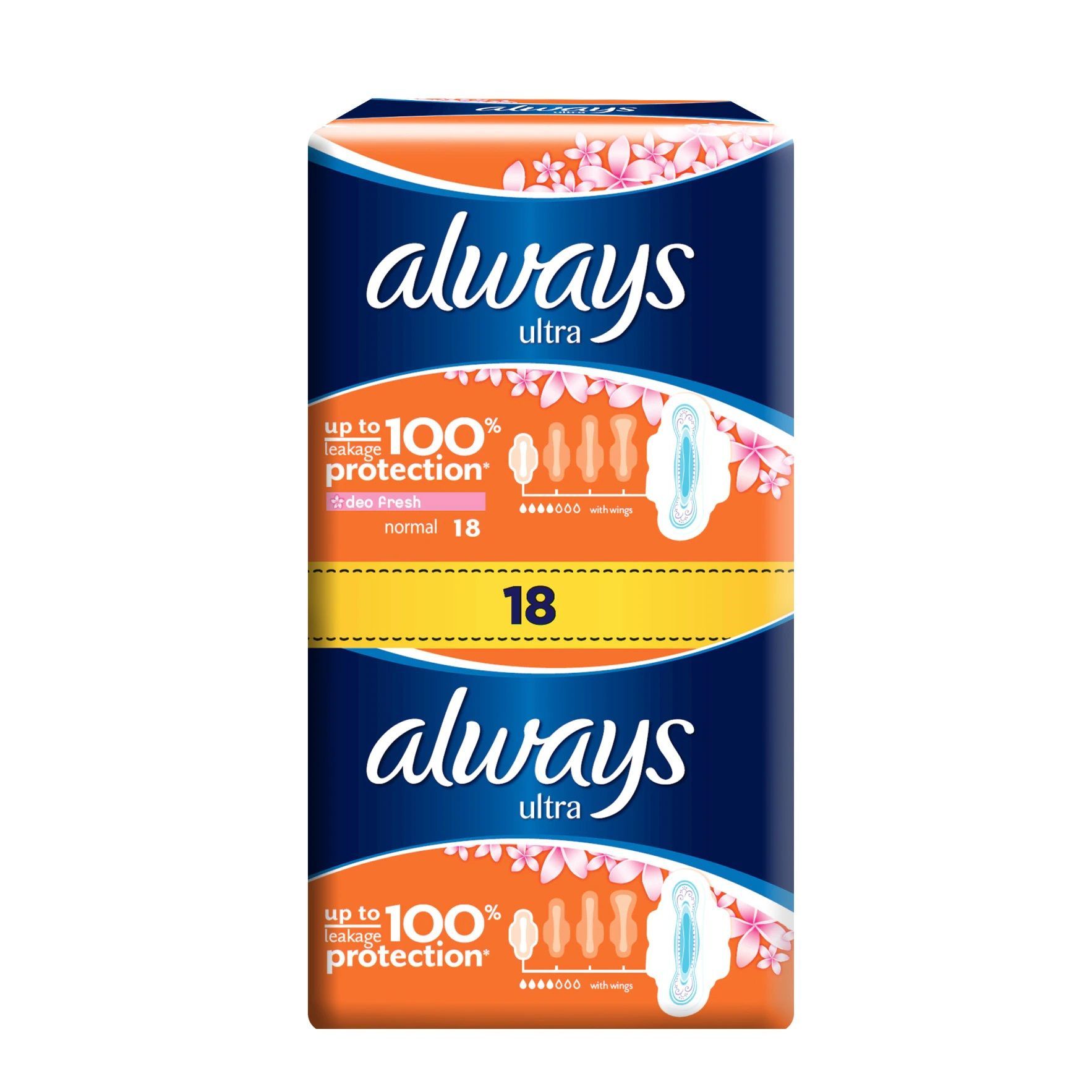 Always Ultra Normal Дамски превръзки х18 броя