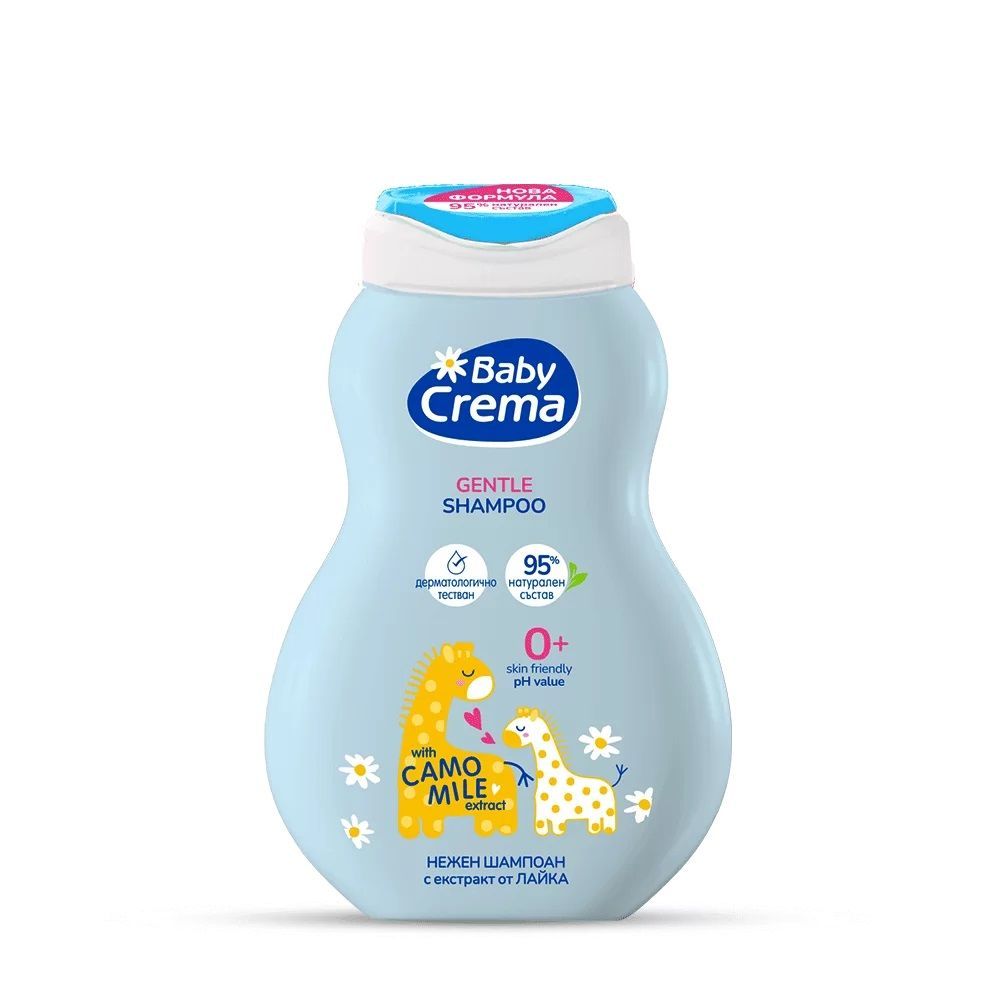 Baby Crema Нежен бебешки шампоан за коса с екстракт от лайка x250 мл
