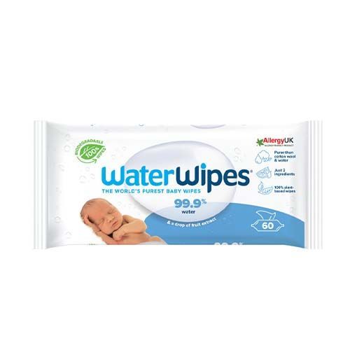 Water Wipes Бебешки мокри кърпи за чувствителна кожа х60 броя