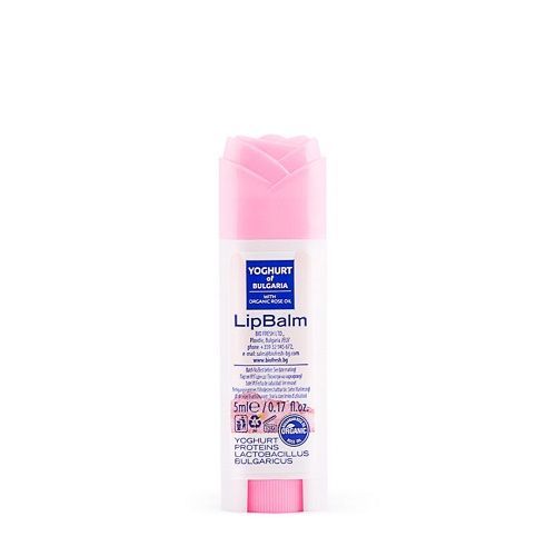 Biofresh Yoghurt of Bulgaria with Organic Rose Oil Хидратиращ балсам за устни с българско розово масло х5 мл