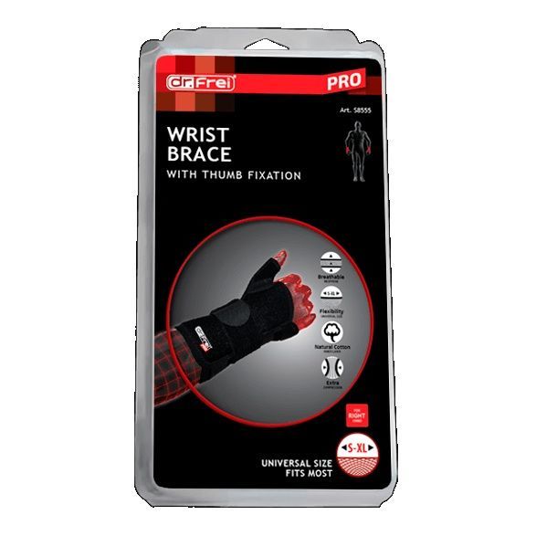 Dr. Frei Pro Ортеза за китка с фиксация на палец, за лява ръка S8555