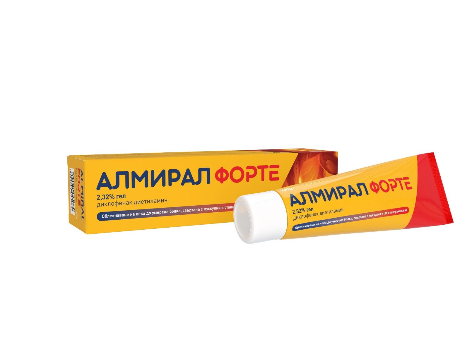 Алмирал Форте 2,32% гел х100 грама Medochemie