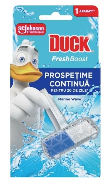 Duck Fresh Boost Тоалетно блокче с аромат на океан x16 грама