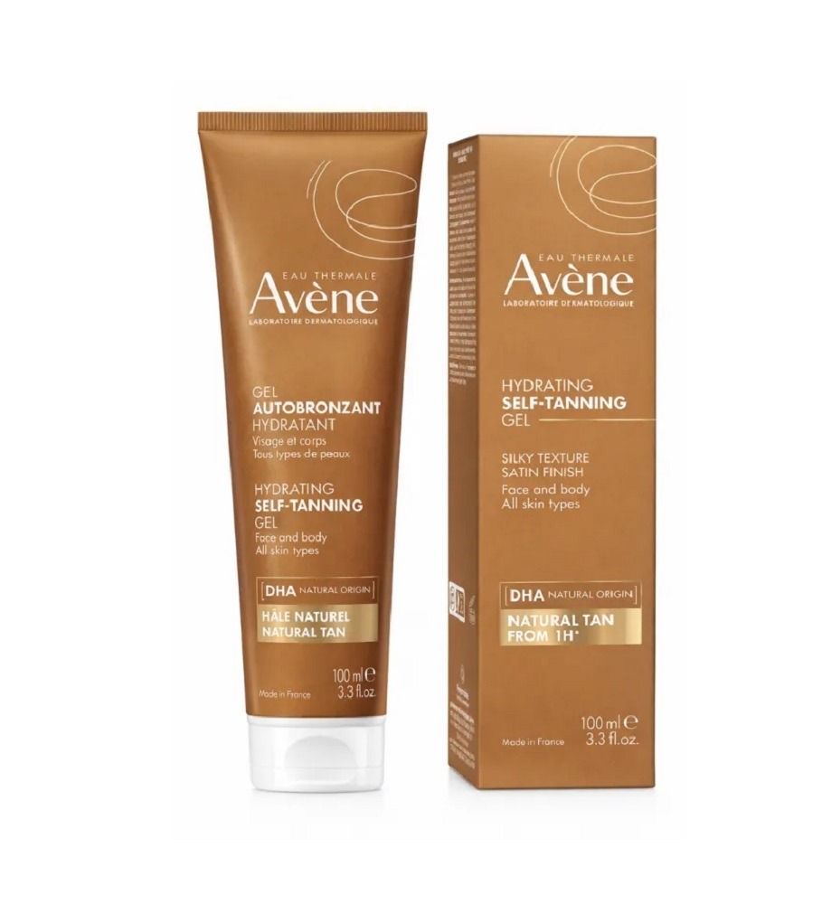 Avene Хидратиращ автобронзиращ гел за лице и тяло х100 мл