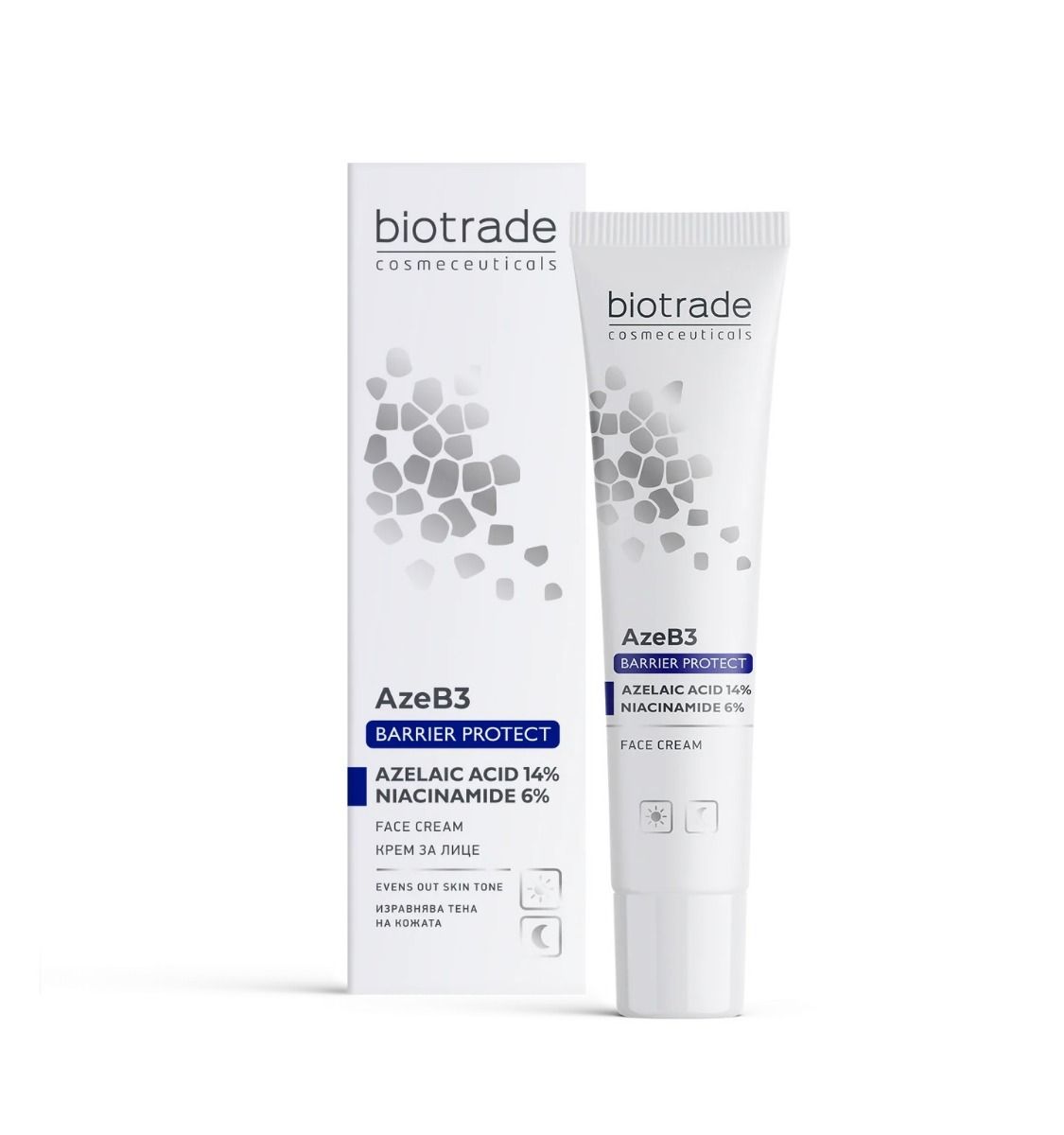 Biotrade AzeB3 Barrier Protect Крем за лице с азелаинова киселина 14% и ниацинамид 6% x30 мл