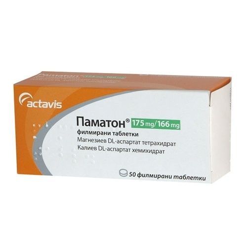 Паматон 175 mg/166 mg х50 филмирани таблетки Actavis