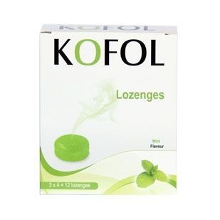 Kofol Бонбони за гърло и кашлица с вкус на мента х12 броя Charak