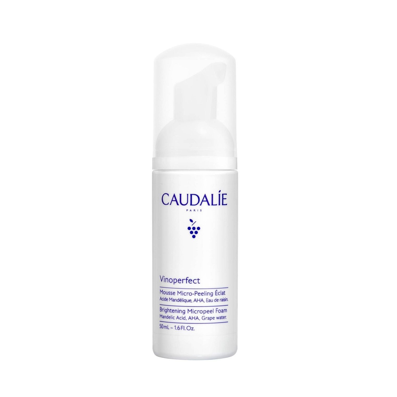 Caudalie Vinoperfect Озаряваща микропилинг пяна x50 мл