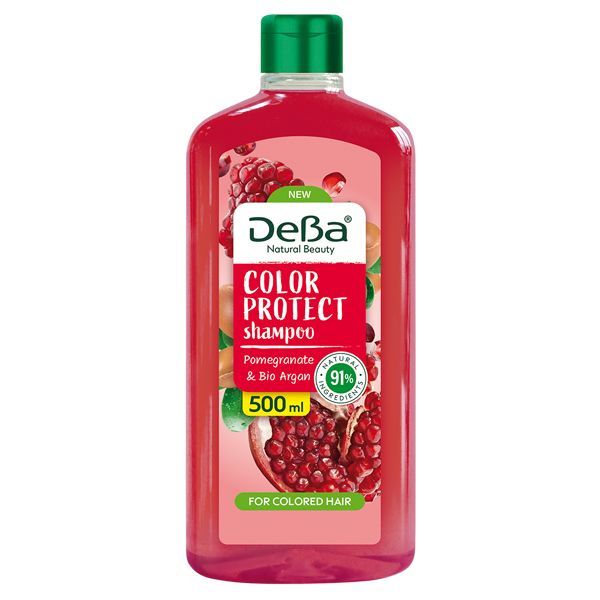 DeBa Natural Beauty Шампоан с екстракт от нар и арганово масло за боядисана коса x500 мл