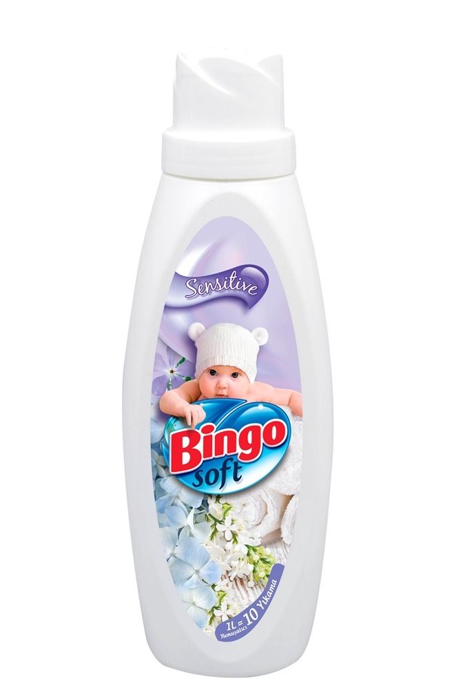 Bingo Soft Baby Sensitive Омекотител за бебешки дрехи x1 литър
