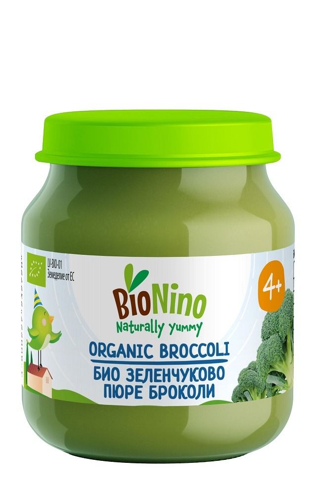 Bionino Био пюре от броколи за деца над 4 месечна възраст х120 грама