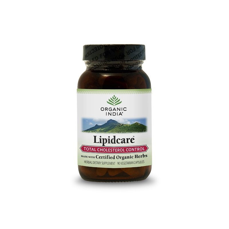 Lipidcare За контрол на холестерола 350 мг х90 v-капсули Organic India