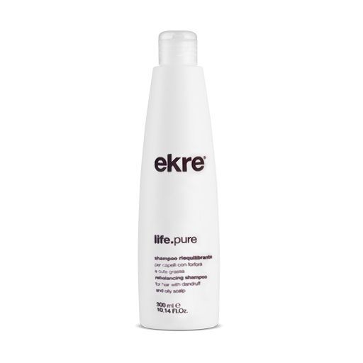 Ekre Life Pure Шампоан за коса против пърхот и мазен скалп х300 мл