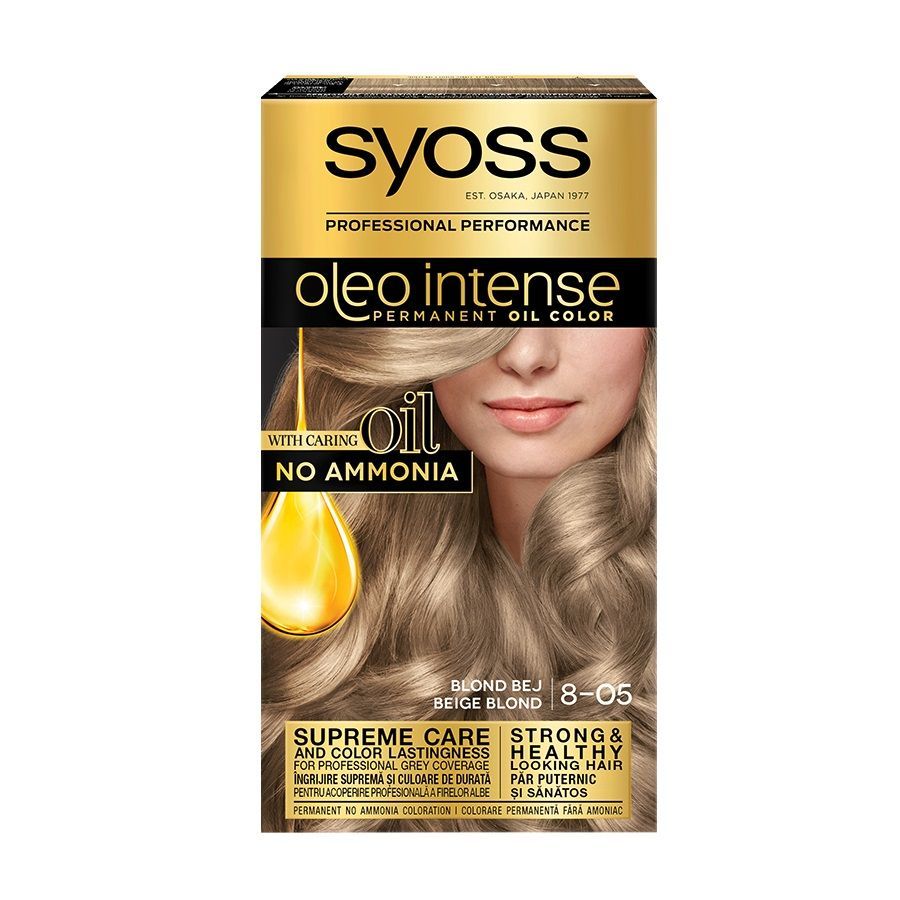 Syoss Oleo Intense Трайна Крем Боя за Коса без Амоняк 8-05 Бежово Рус