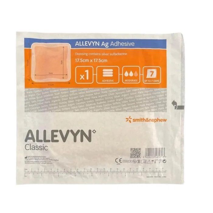 Allevyn Ag Adhesive Самозалепваща, полиуретанова, стерилна превръзка 17.5 см / 17.5 см х1 брой