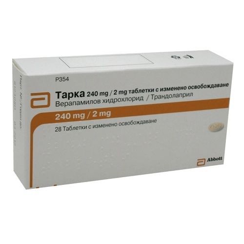 Тарка 240 mg/2 mg х28 таблетки с изменено освобождаване Mylan
