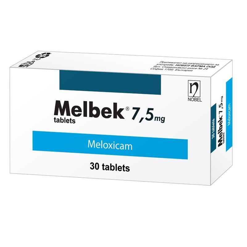 Мелбек 7,5 mg х30 таблетки Nobel