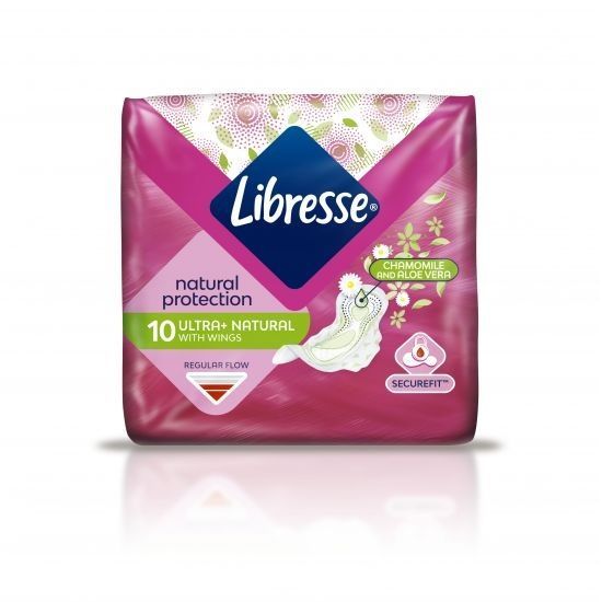 Libresse Ultra Thin Дамски превръзки с алое вера и лайка х10 броя