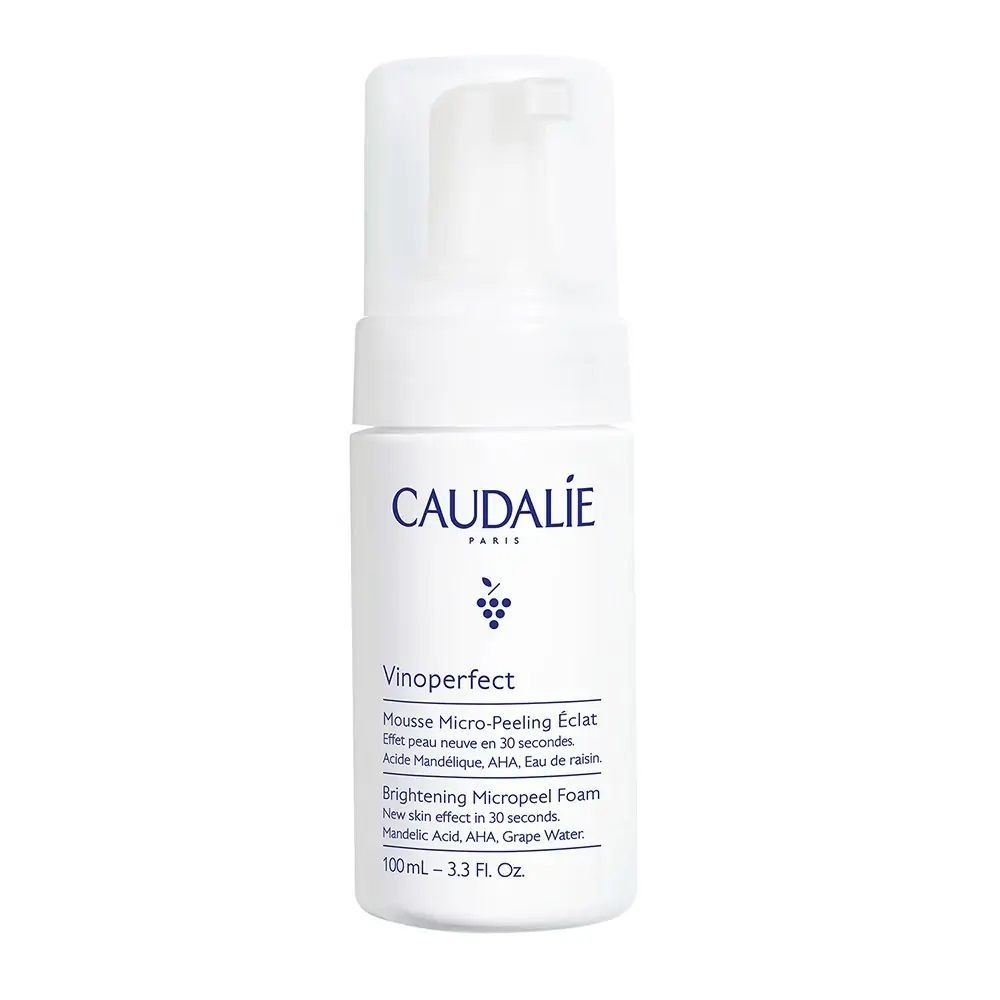 Caudalie Vinoperfect Озаряваща микропилинг пяна за лице x100 мл