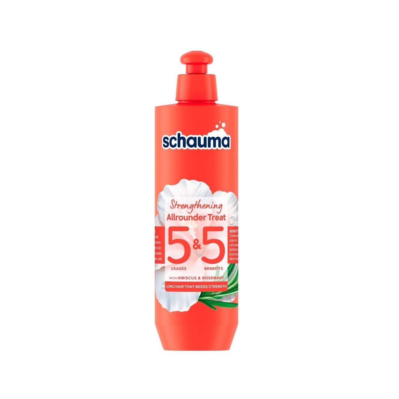Schauma Stronger For Logner Крем за дълга коса с хибискус и розмарин х300 мл