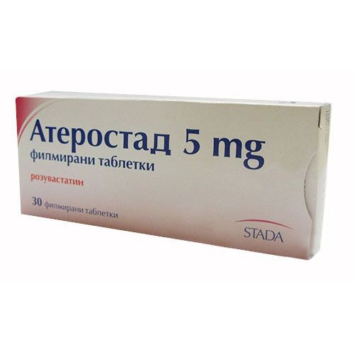 Атеростад 5 мг х30 филмирани таблетки STADA