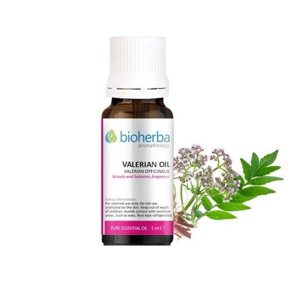 Етерично масло от валериана х5 мл Bioherba