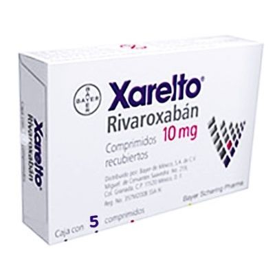 Ксарелто 10 mg х5 филмирани таблетки Bayer