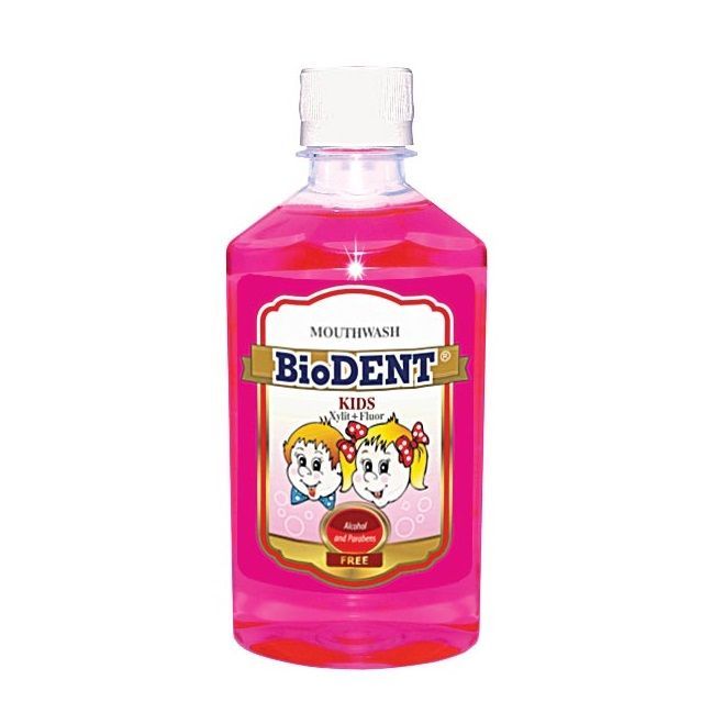 BioDent Kids Освежаваща вода за уста за деца с ягодов вкус х300 мл