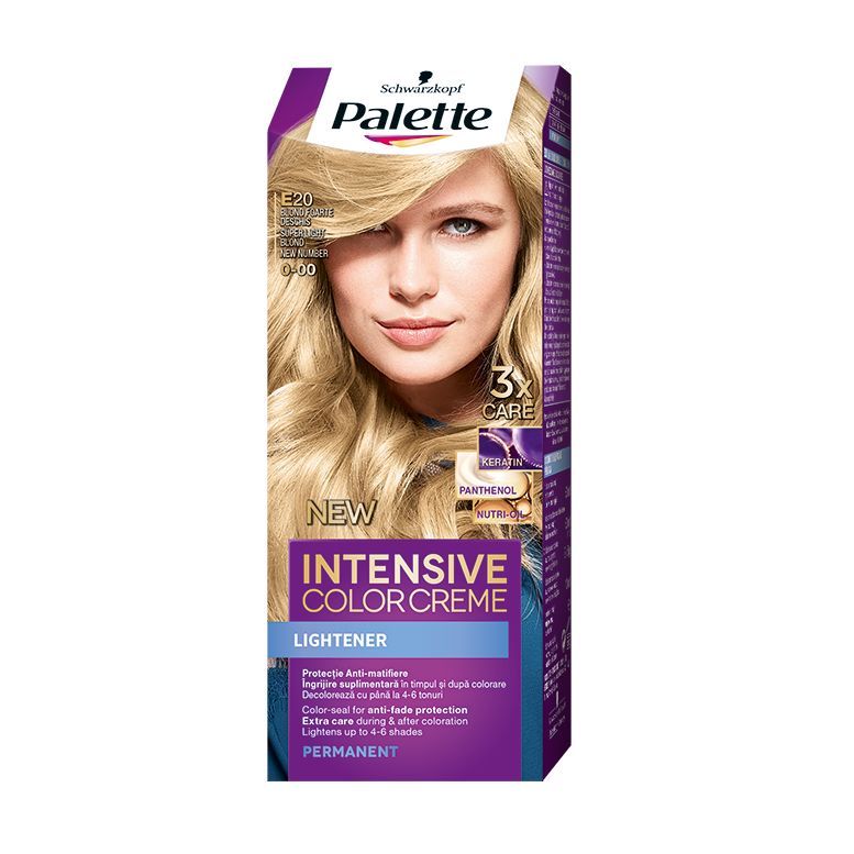 Palette Intensive Color Creme Дълготрайна крем боя за коса, 0-00 Super Light Blond