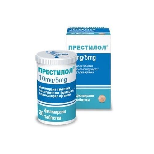 Престилол 10 mg/5 mg х30 филмирани таблетки Servier