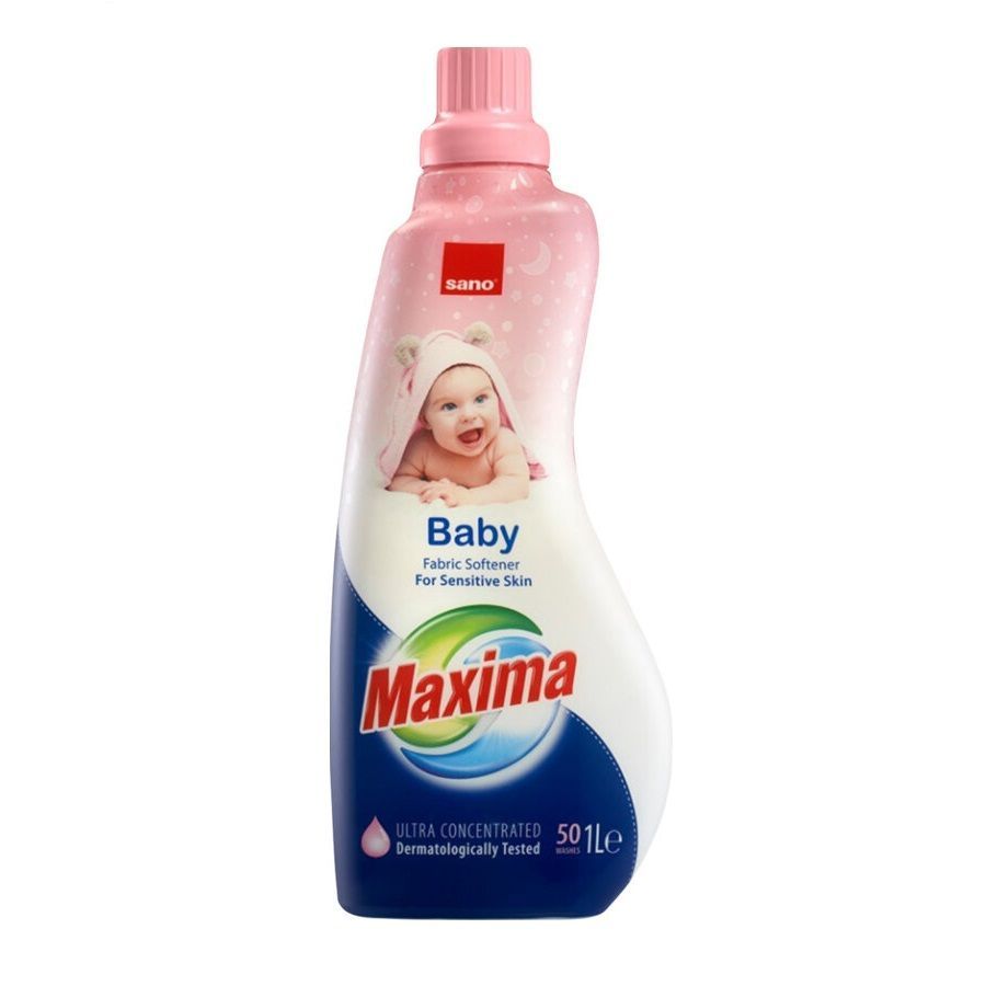 Sano Maxima Baby Концентриран омекотител за бебешки дрехи x1 литър