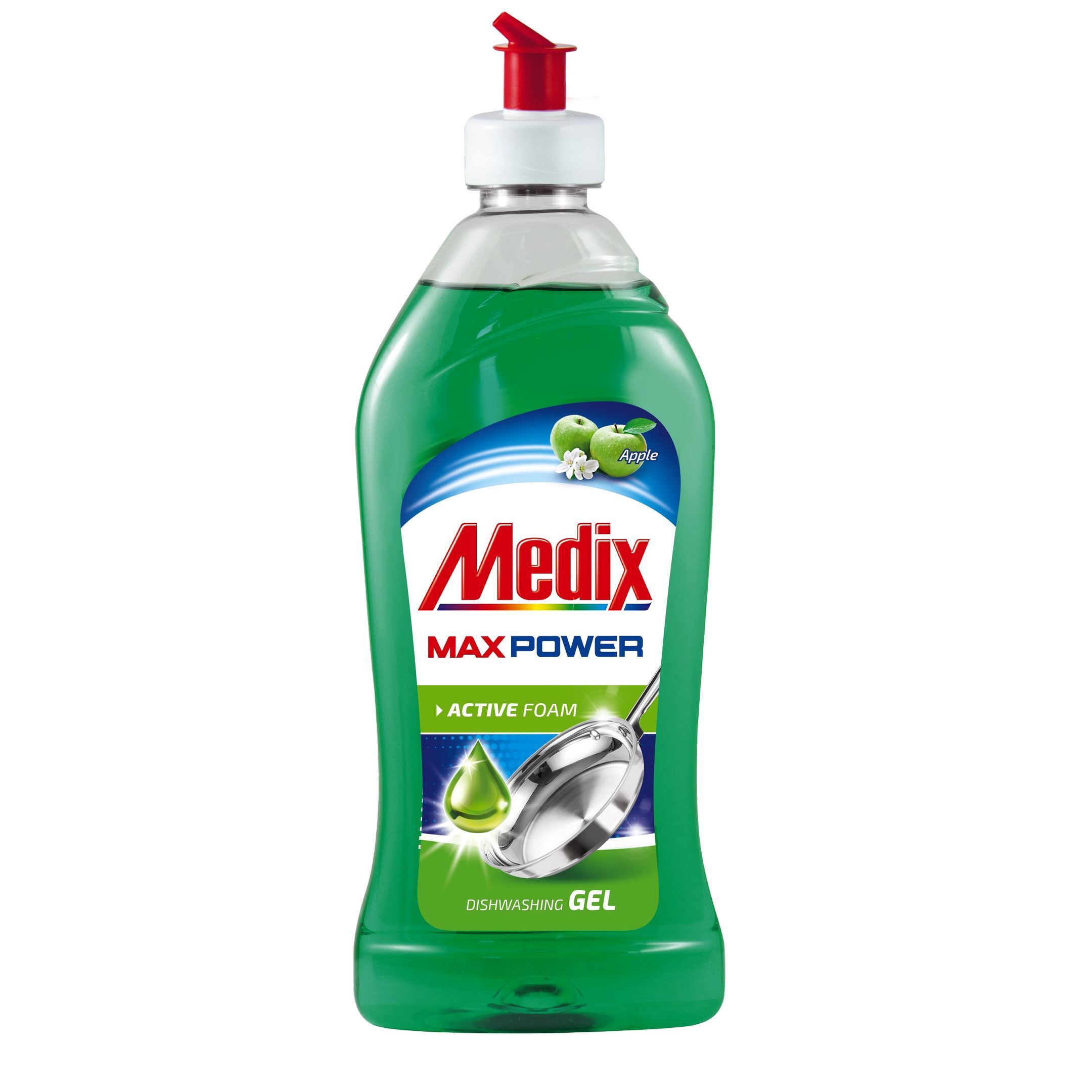 Medix Max Power Apple Препарат за съдове с аромат на ябълка х415 мл